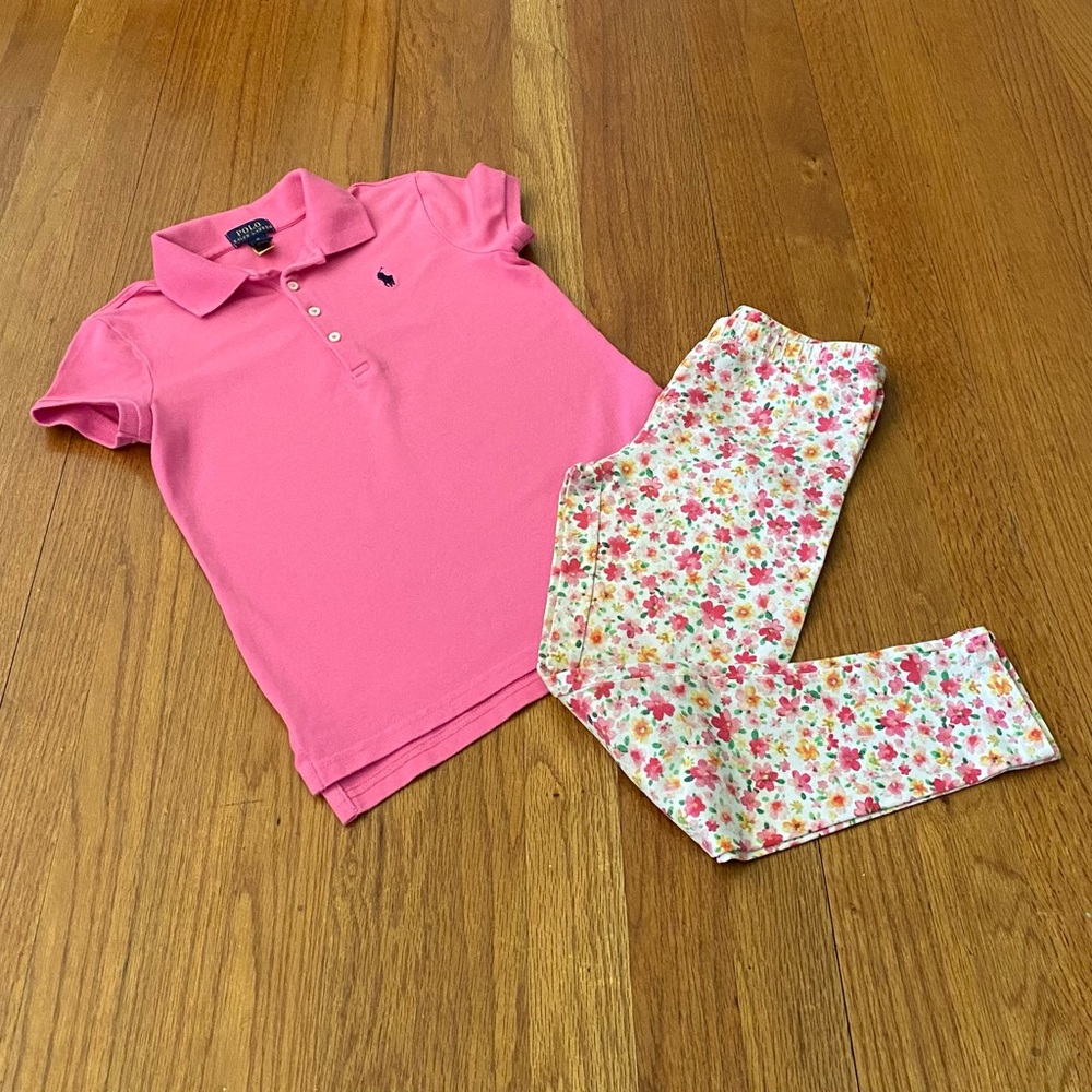 Polo by Ralph Lauren Girls Matching Set